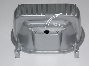 發(fā)動機(jī)殼經(jīng)銀粉漆噴涂后，防腐性能大大增強(qiáng)